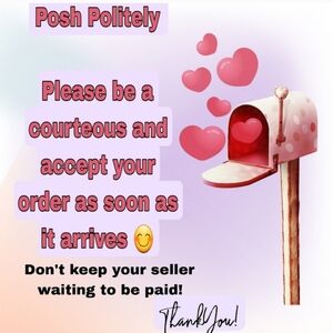 Posh Polite Reminder